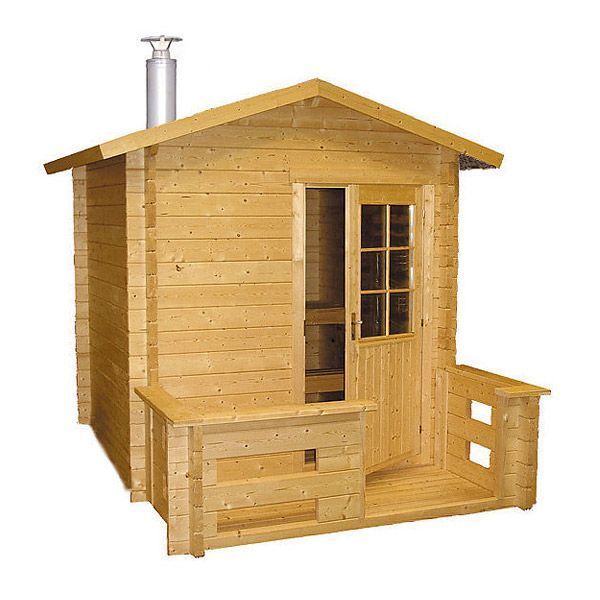 exterior sauna